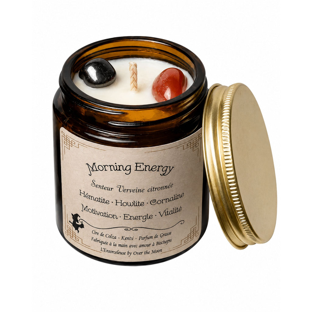 Bougie de Lithothérapie - Morning Energy