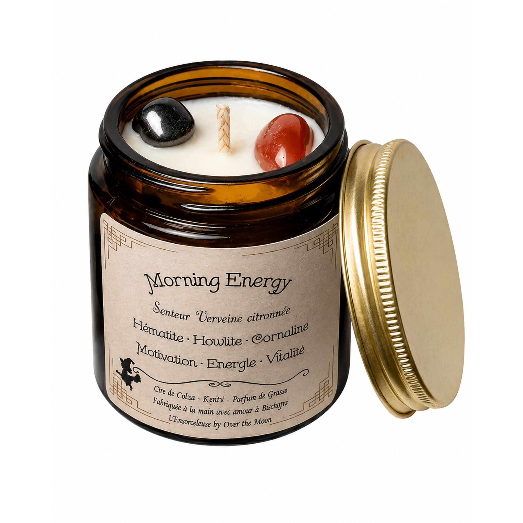Bougie de Lithothérapie - Morning Energy