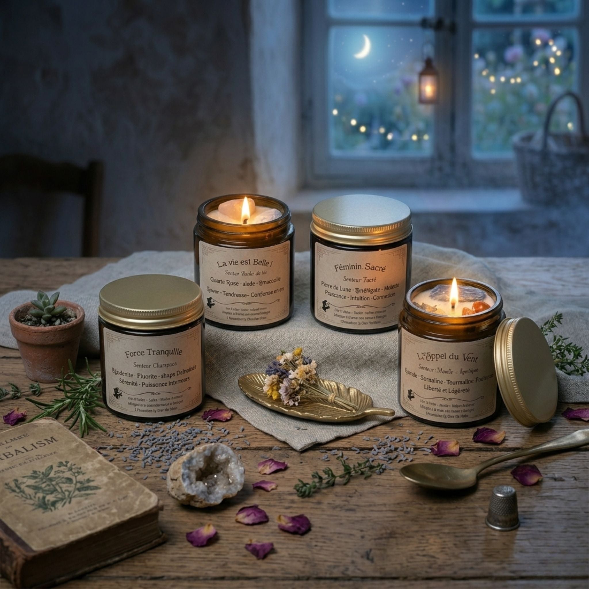 Kit Bougies de lithothérapie