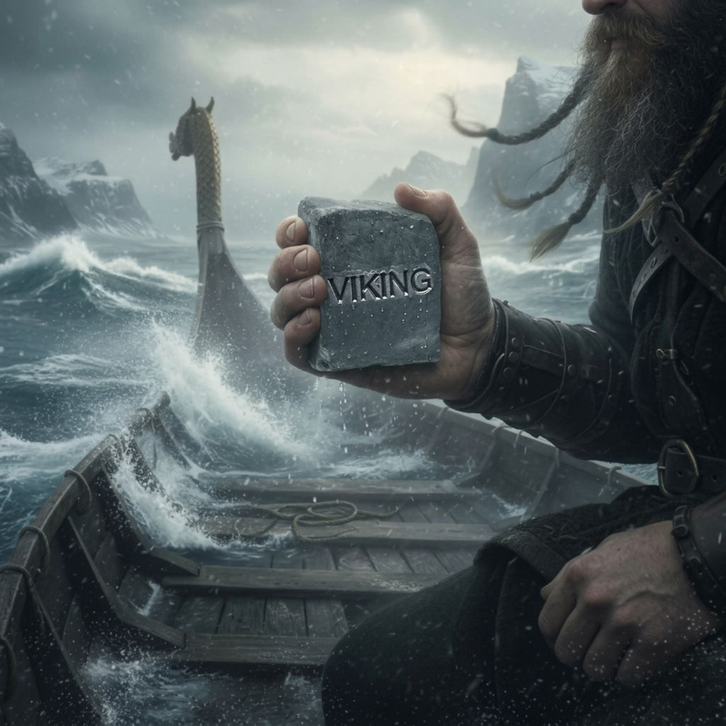 Savon Viking - HE Eucalyptus, Menthe poivrée, Romarin