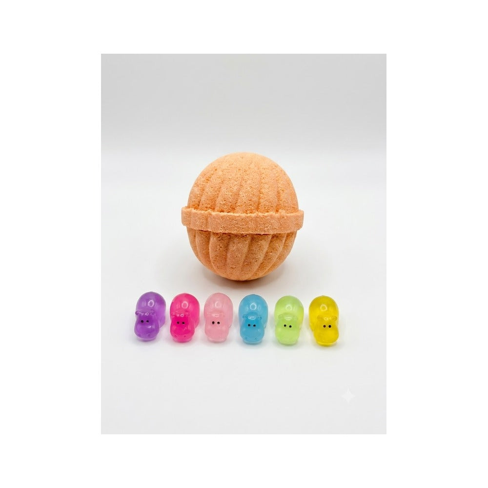 Bombe de Bain Hippopo avec les 6 mini hippos surprise